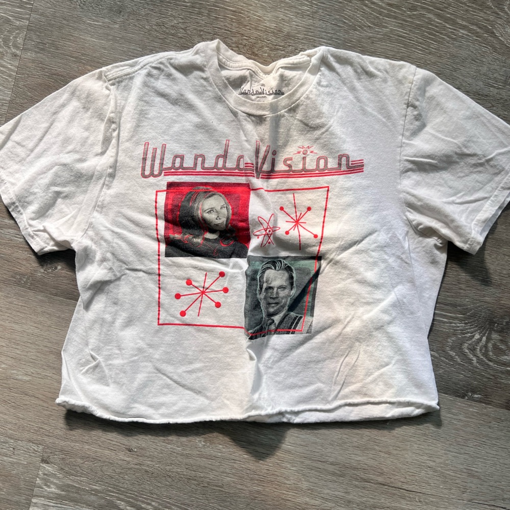 LG White WandaVision T-Shirt